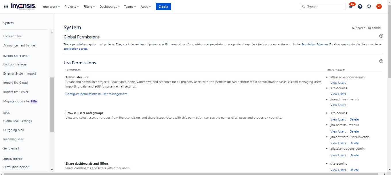 Creating Permissions in JIRA