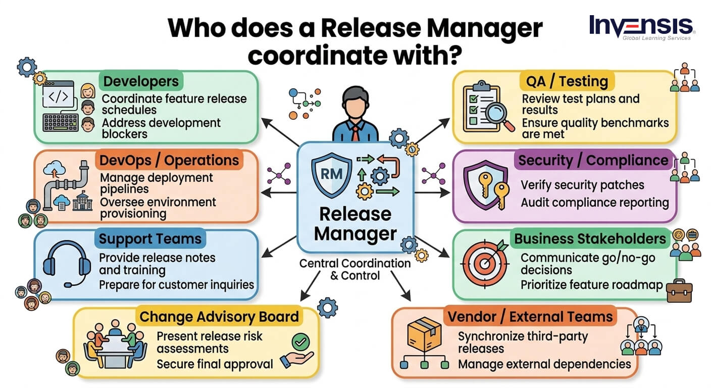 Who Does a Release Manager Coordinate with